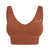 Yogactiw Ella best low impact sports bra - Front - Peach