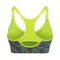 Yogactiw Zoey medium impact adjustable sports bra - Back - Lime Yellow