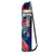 Yoga Mat Bag with zippered pockets - Colorful Leaves pattern