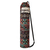 Yoga Mat Bag with zippered pockets- Geometric Color pattern