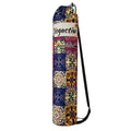 Yoga Mat Bag with zippered pockets- Floral pattern