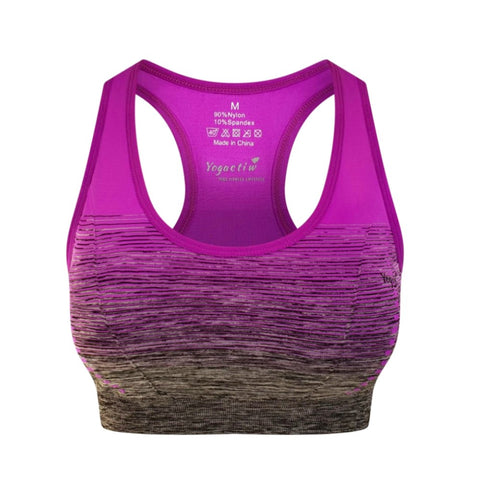 Yogactiw Haley high impact sports bra - Front - Purple