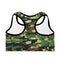 Yogactiw CARA best high impact sports bra - back - Green Camo