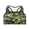 Yogactiw CARA best high impact sports bra - Front - Green Camo
