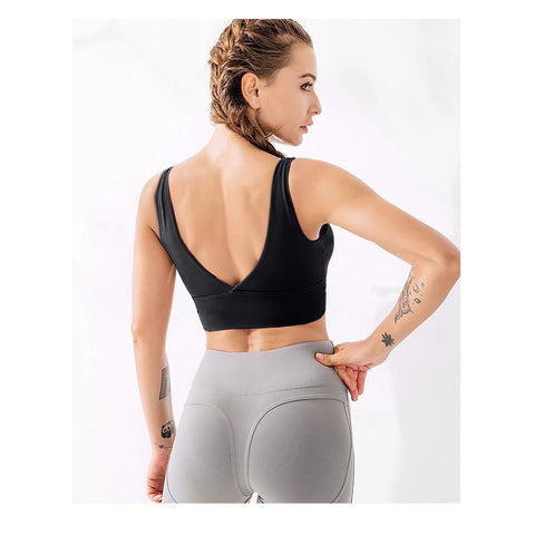 Athleisure Sports Bra, Yoga Bra and Pilates Bra - Back