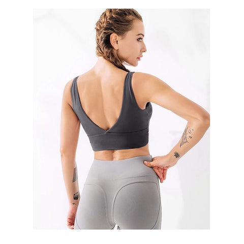 Athleisure Sports Bra, Yoga Bra and Pilates Bra - Back