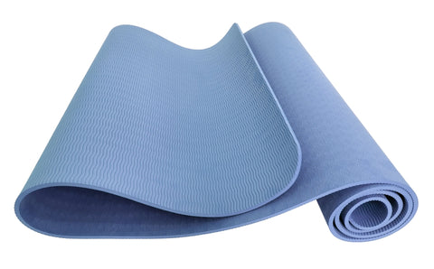 Premium TPE Yoga Mat - For Yoga Studio and Home Gym | Light Blue
