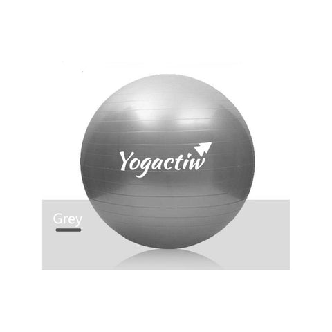 Yogactiw Gray Yoga Ball for Yoga ab workout