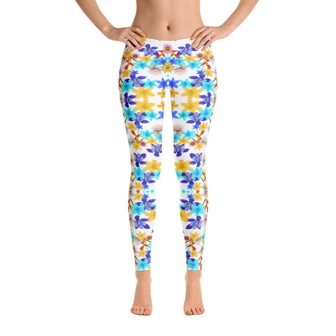 Yogactiw yoga pants for women, spring flowers print