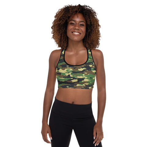 Padded Sports Bra, Gym Bra and Running Bra - Front