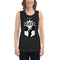 Workout tank tops for women, heather black